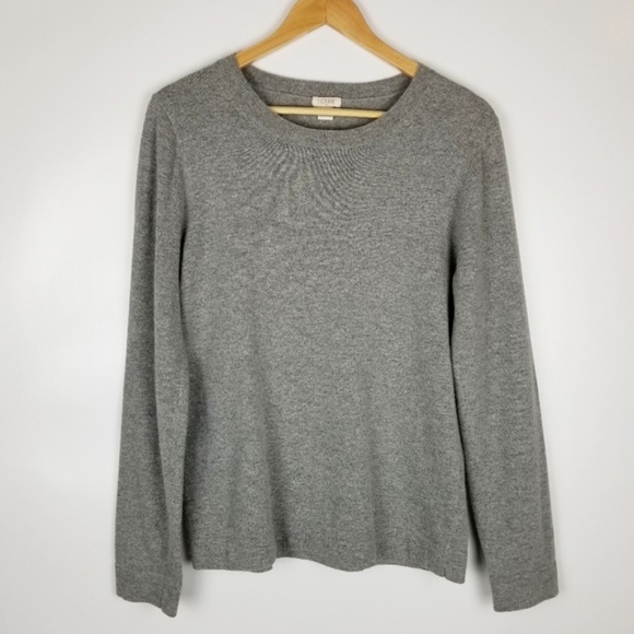 J. Crew Sweaters - {J. Crew} Gray Wool Blend Crew Neck Sweater